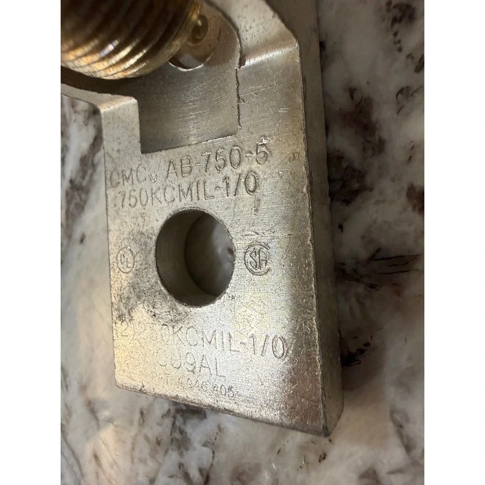 CMC AB-750-5 750KCMIL-1/0 CU9AL Connector Lug Electrical Terminal‎ Aluminum